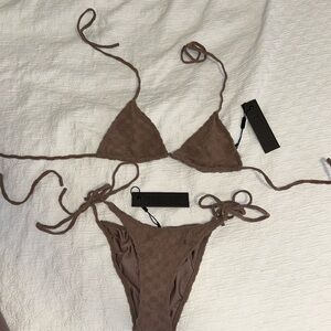 NWT TRIANGL triangle bikini swimsuit M Top XS bottom